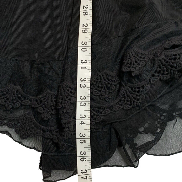 Altar'd State Dress Sz M Cocktail Y2K Fairy Grunge Coquette Milkmaid Metallic - Picture 6 of 6